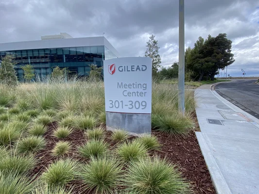 Le siège de Gilead Sciences à Foster City, en Californie.