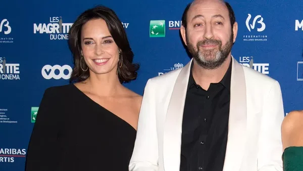 Kad Merad et Julia Vignali aux Magritte du Cinéma.