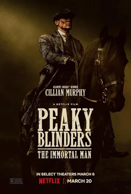 Affiche officielle de Peaky Blinders : L'Immortel avec Cillian Murphy.