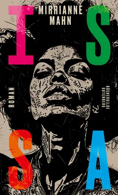 Édition Büchergilde Gutenberg d'« Issa » avec une illustration noir et blanc d'un visage aux yeux clos.