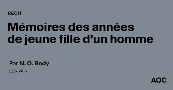 Graphique présentant le récit Mémoires des années de jeune fille d'un homme de N. O. Body.