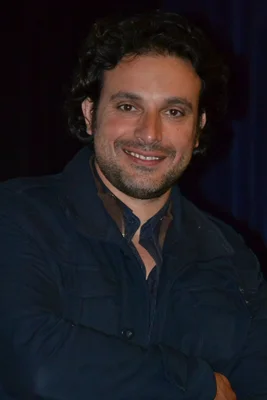 Bruno Salomone lors d'une rencontre cinéma à Cannes.