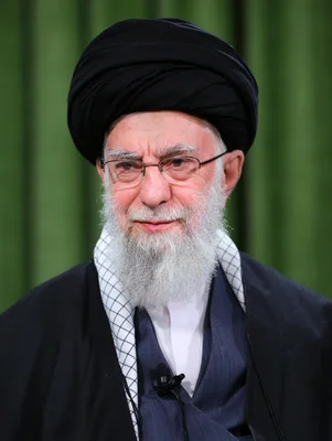 L'Ayatollah Ali Khamenei, le guide suprême de la République islamique d'Iran.