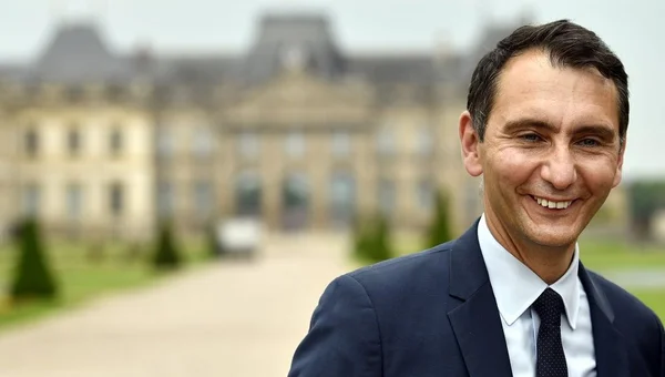 Laurent Jacobelli lors d'une campagne électorale.