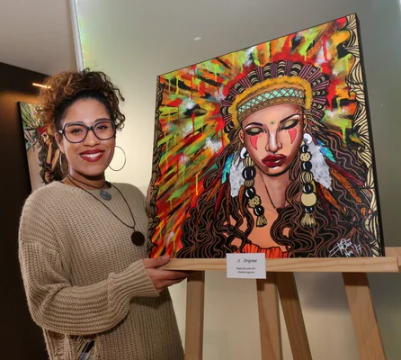 Joanna Lagrave, désormais artiste peintre sous le nom de Zoéa Lepage.