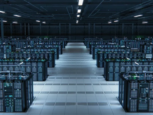 Projection de la consommation électrique des centres de données d'ici 2035, incluant l'IA.