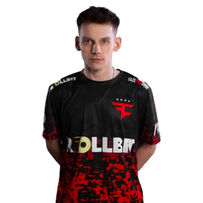 Portrait du joueur frozen en tenue de sport.