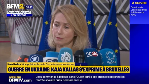 Kaja Kallas appelle à une solution diplomatique en Iran lors d'une conférence à Bruxelles