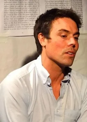 L'écrivain Callan Wink lors d'une soirée de présentation.