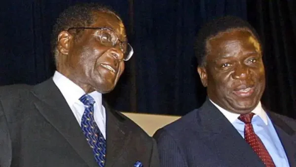 Deux figures politiques en costume lors d'un événement.