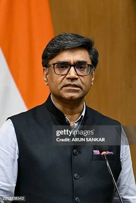 Vikram Misri à un événement officiel.