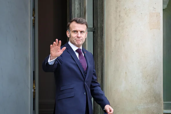 Emmanuel Macron lors d'un déplacement officiel concernant les nominations à la Cour des comptes et à la Banque de France.