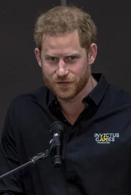 Le prince Harry s'exprimant lors d'un événement pour la Fondation des Jeux Invictus.
