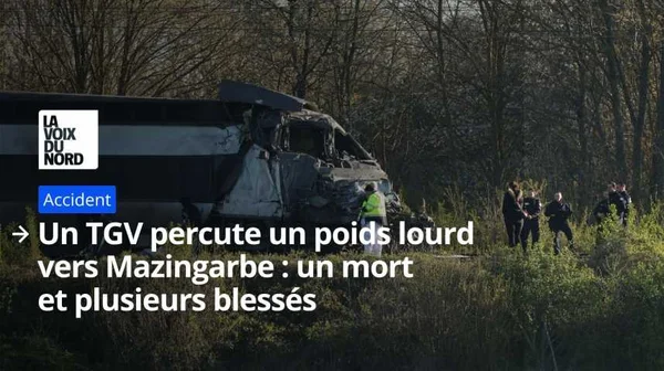 Le spectacle de l'épave du TGV après la collision mortelle près de Mazingarbe.