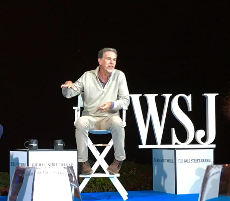 Reed Hastings s'exprimant lors de la conférence WSJ.D Live.