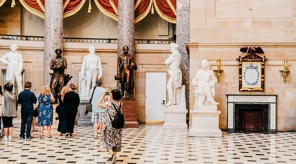 Intérieur de la Cour suprême des États-Unis à Washington.