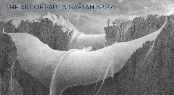 Une œuvre surréaliste des frères Brizzi intitulée The Art of Paul & Gaëtan Brizzi.