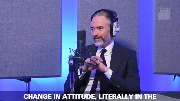 Anthony Gutman, co-directeur des services bancaires EMEA chez Goldman Sachs, au cours d'une audition parlementaire.