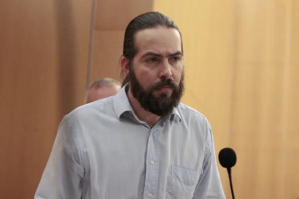 Sylvain Jouanneau, père de Mathis, photographié lors d'une intervention médiatique.