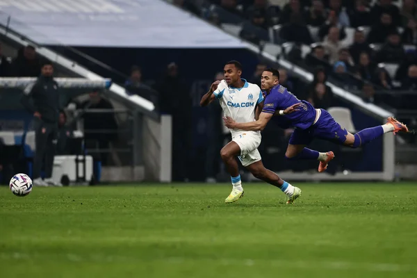 Mason Greenwood en action lors du match OM contre Monaco.