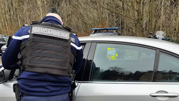 Un gendarme de la Loire mobilisé lors des contrôles routiers d'été.