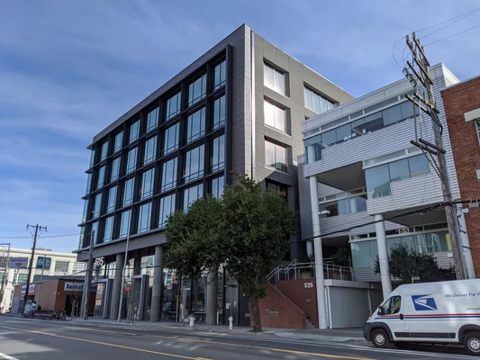 Le siège social de Pinterest à San Francisco, Californie.