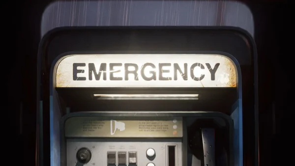 Une cabine téléphonique d'urgence vue dans le matériel promotionnel d'Alien Isolation 2 présenté par SEGA.