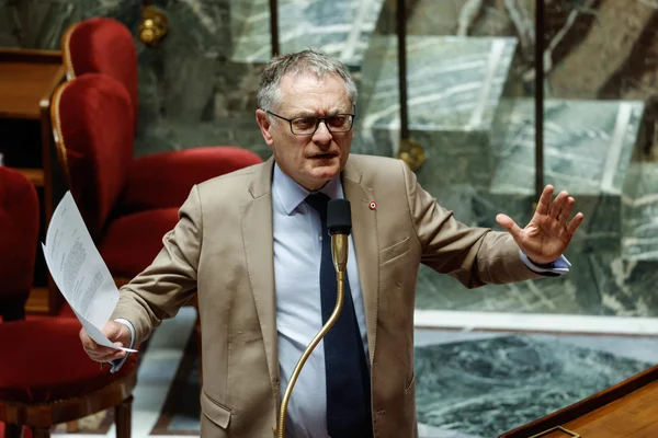 Philippe Juvin, rapporteur général, intervenant lors d'un débat budgétaire.