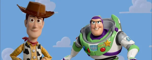 Woody et Buzz Lightyear, les protagonistes originaux de la saga Toy Story.