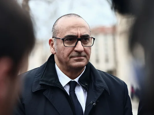 Laurent Nuñez, ministre de l'Intérieur, à l'extérieur.