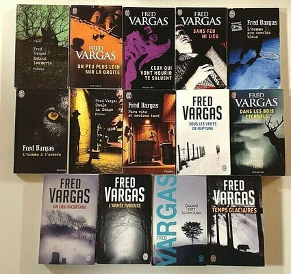 Une sélection d'ouvrages de Fred Vargas.
