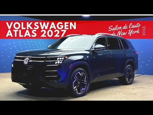 Volkswagen Atlas 2027 présenté lors du Salon de l'auto de New York.