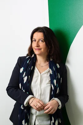 Cécile Duflot lors d'une interview sur la crise climatique pour Les Jours.