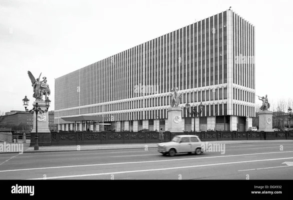 Vue historique du ministère des Affaires étrangères de la RDA à Berlin.