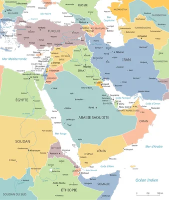 Fichier : Carte du Moyen-Orient.svg — Wikipédia