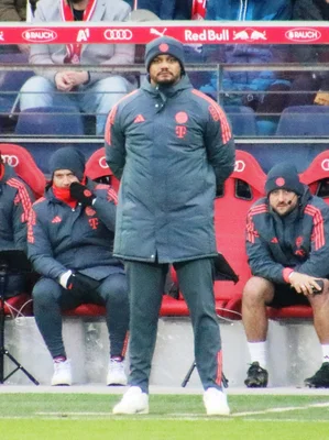 Entraînement du FC Bayern Munich lors d'un match amical contre le RB Salzbourg.