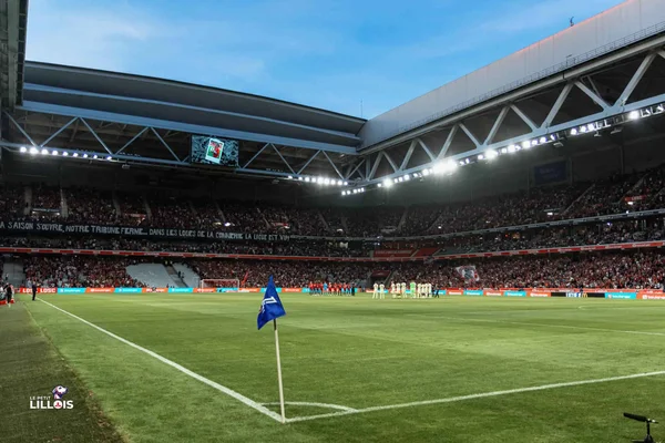 Ambiance au Stade Pierre-Mauroy lors d'une rencontre du LOSC.