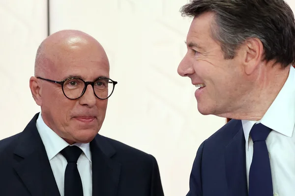 Éric Ciotti lors du duel électoral des municipales 2026 à Nice.