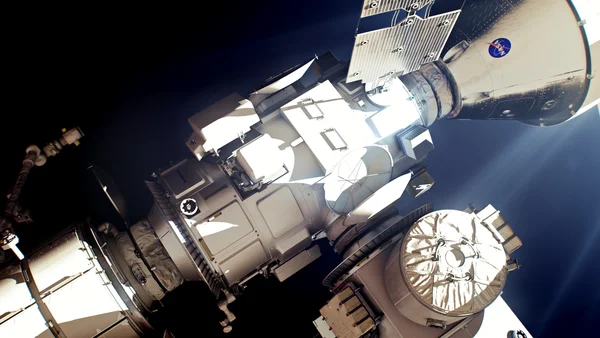 Détails techniques des modules et ports d'amarrage de l'International Habitation Module.