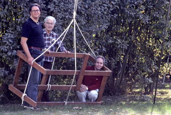 Penn & Teller en visite au Castle of Chaos de Jerry Andrus.