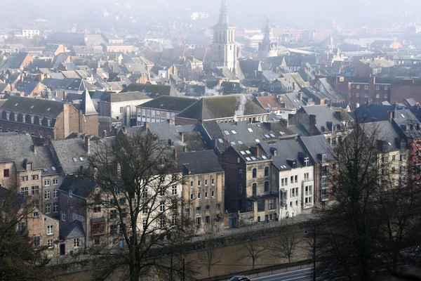 Vue d'ensemble du quartier historique de la ville de Namur.