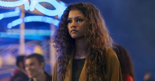 Maddy Perez dans une scène de la série Euphoria.