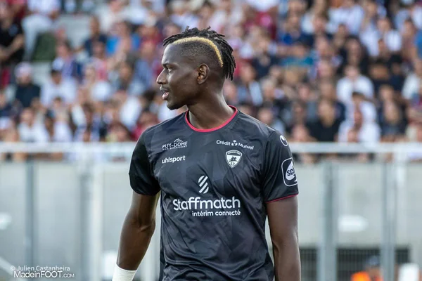 Mory Diaw lors d'une rencontre avec le Clermont Foot.