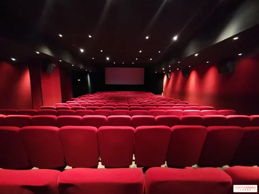 Une salle de projection du cinéma MK2 Beaubourg.