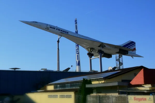 Le Concorde F-BVFB d'Air France exposé au Technik Museum Sinsheim en Allemagne.