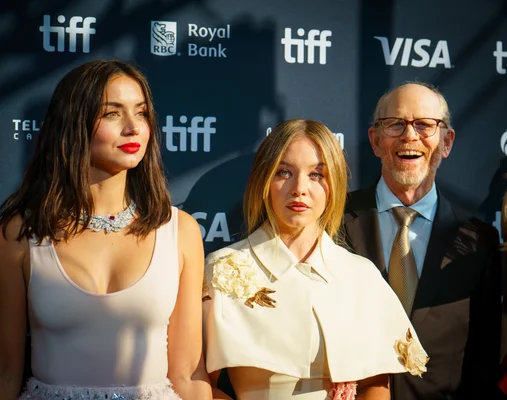 Ana de Armas, Sydney Sweeney et Ron Howard au Festival International du Film de Toronto 2024.