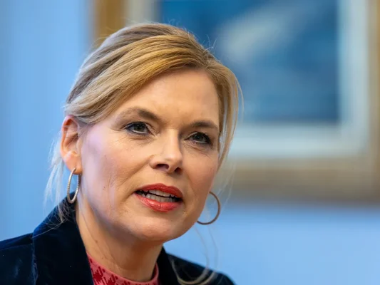 Portrait de Bärbel Bas, dont le compte Signal a été piraté.