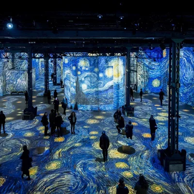 Exposition immersive de Vincent van Gogh à l'Atelier des Lumières