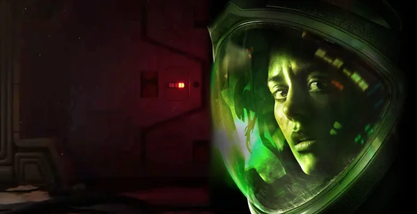 Illustration d'un personnage angoissé dans un casque spatial, extraite du premier teaser d'Alien Isolation 2.