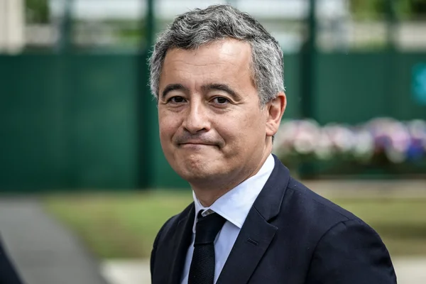 Gérald Darmanin, ministre de l'Intérieur, lors de sa visite à Alger.